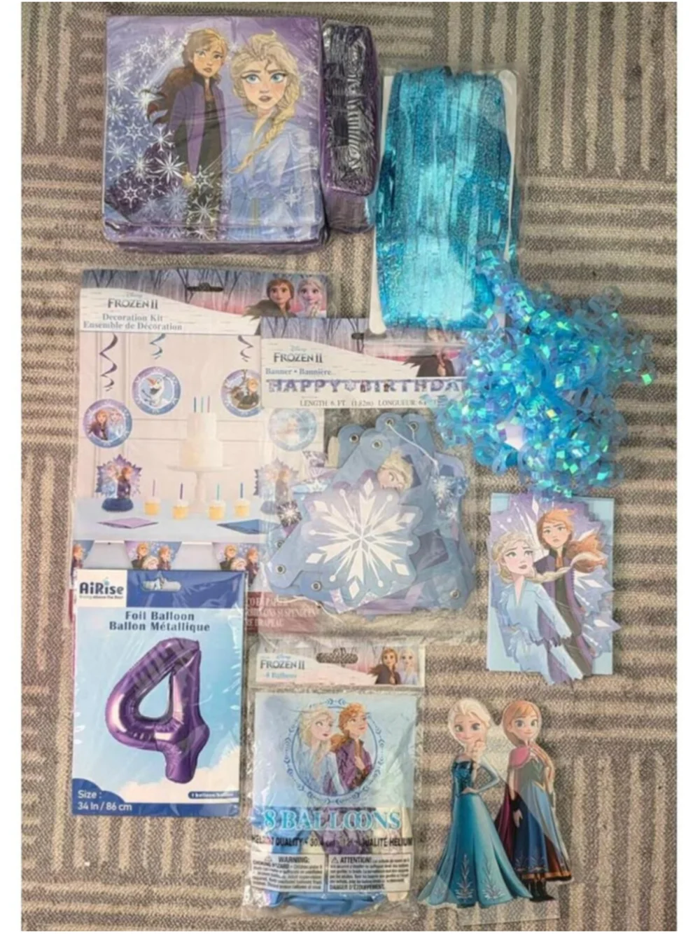 New Frozen Birthday Party Decorations Bundle